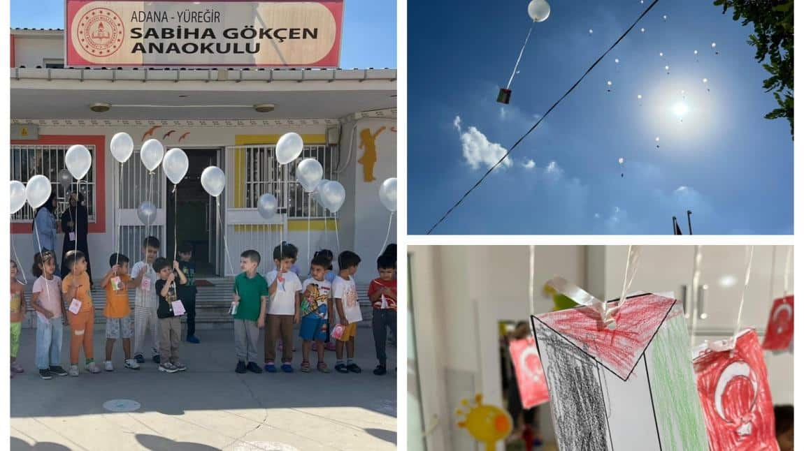 FİLİSTİN FARKINDALIK ETKİNLİĞİMİZ:Barışın Simgesi Beyaz Balonlar Gökyüzüne Yükseldi